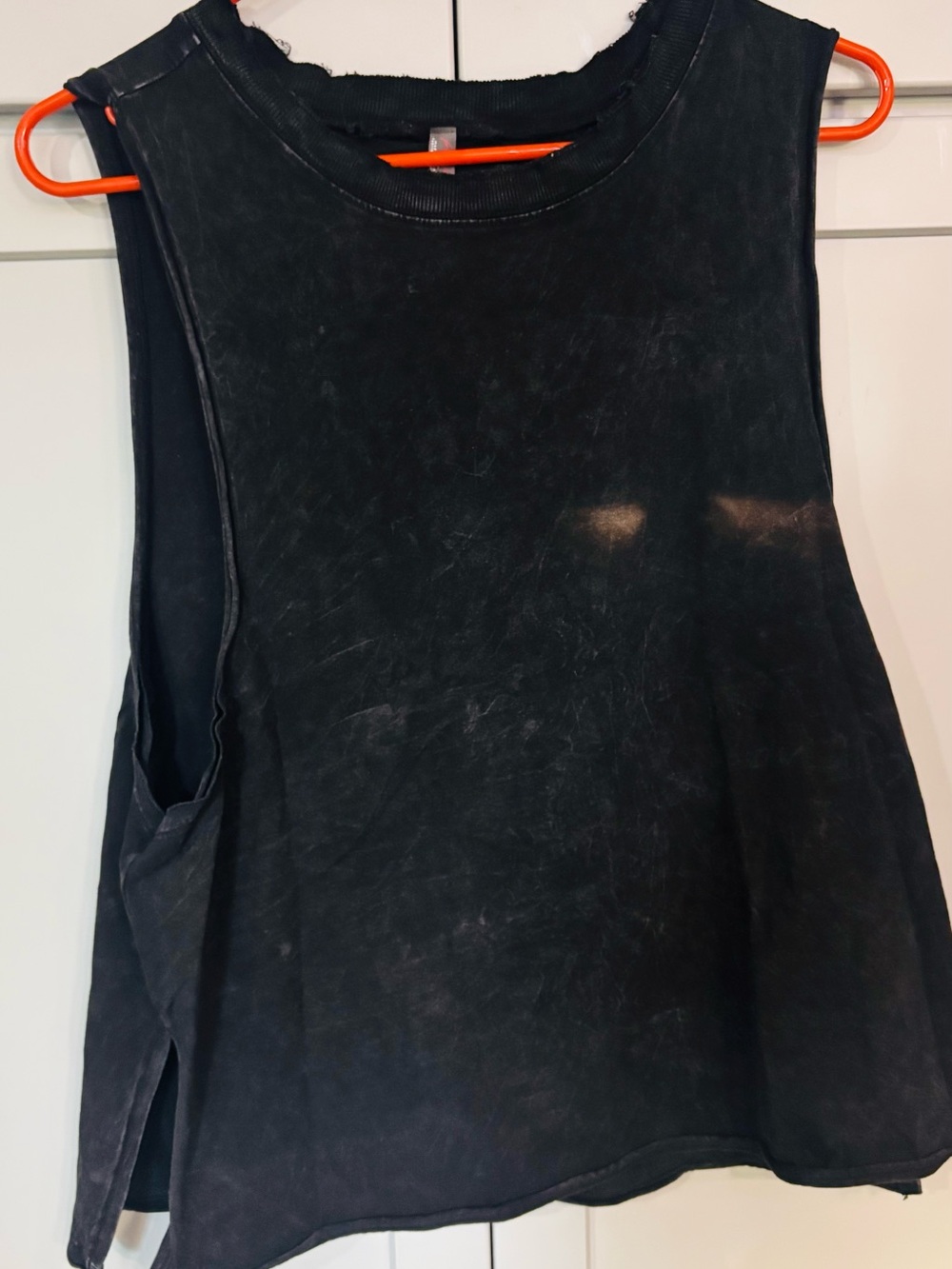 Free People Movement Hot Shot Relaxed Tank NWOT Oversized Small Mineral Wash - Picture 3 of 9